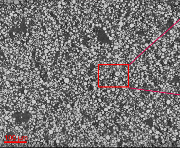 NMC battery cathode imaged at 0.25um with EclipseXRM